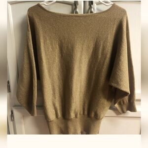 Large gold sparkle top